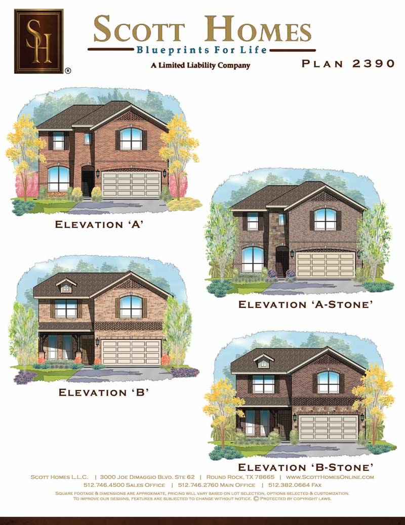 Scott Homes Plan 2390